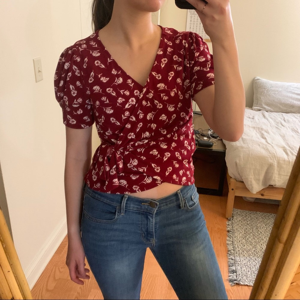 All in Favor Floral Wrap Too